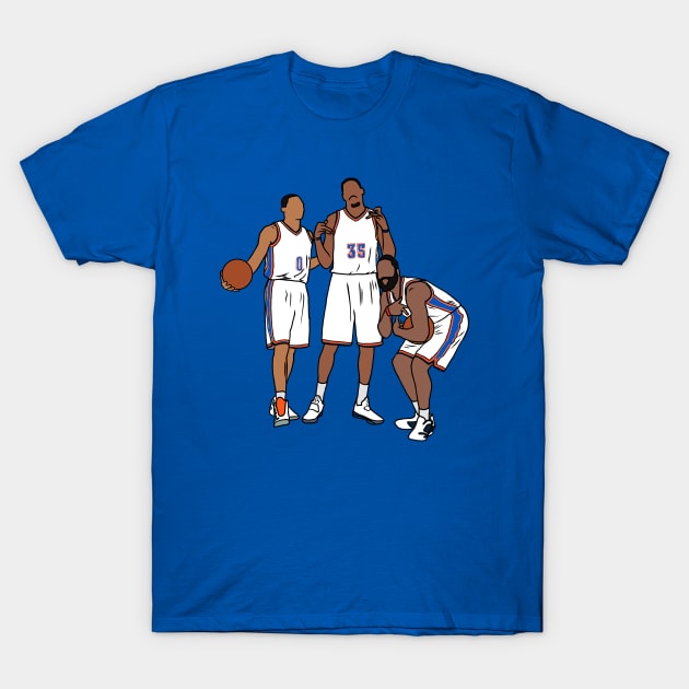 The OKC Big 3 T-Shirt by rattraptees